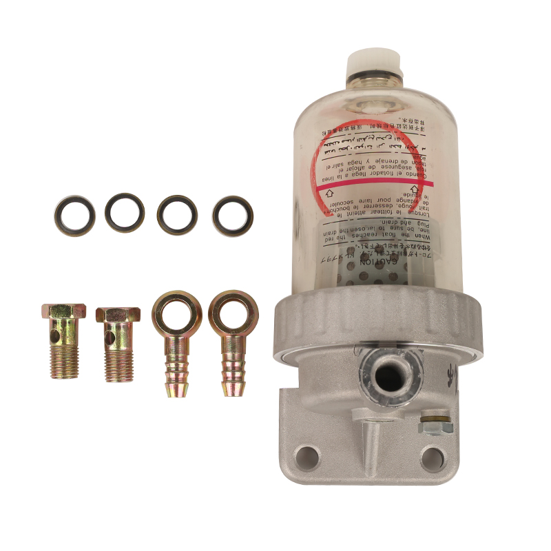 Oil-water separator assembly        OEM:ME039811  Pipe thread IN OUT：  M14×1.5