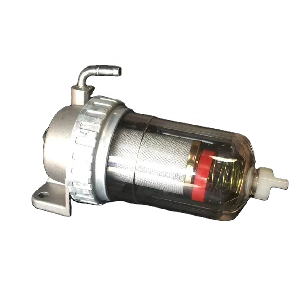 Oil-water separator assembly         OEM:SK200-8 Pipe thread IN OUT：  M14×1.5