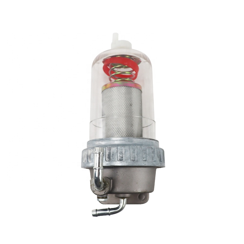 Oil-water separator assembly          OEM:SK200-6  Pipe thread IN OUT： M10