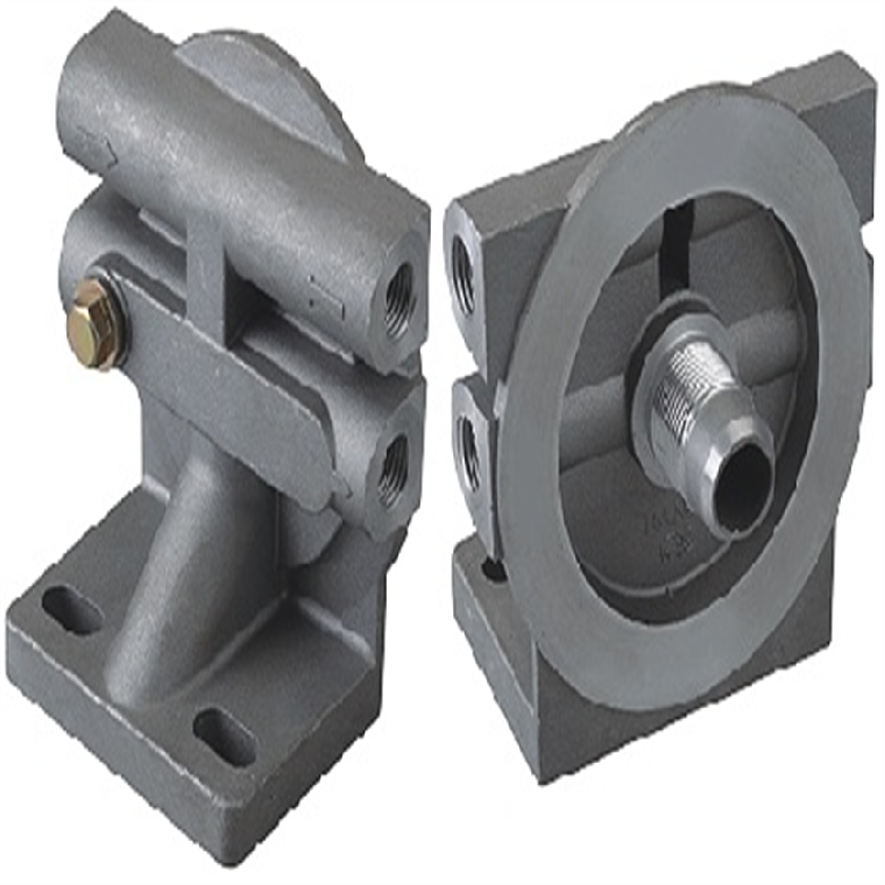 Fuel filter holder  OEM:CX1014A  Sealing Surface: 107×76  Connecting Thread: 1”-14  Pipe Thread In Out: M16×1.5